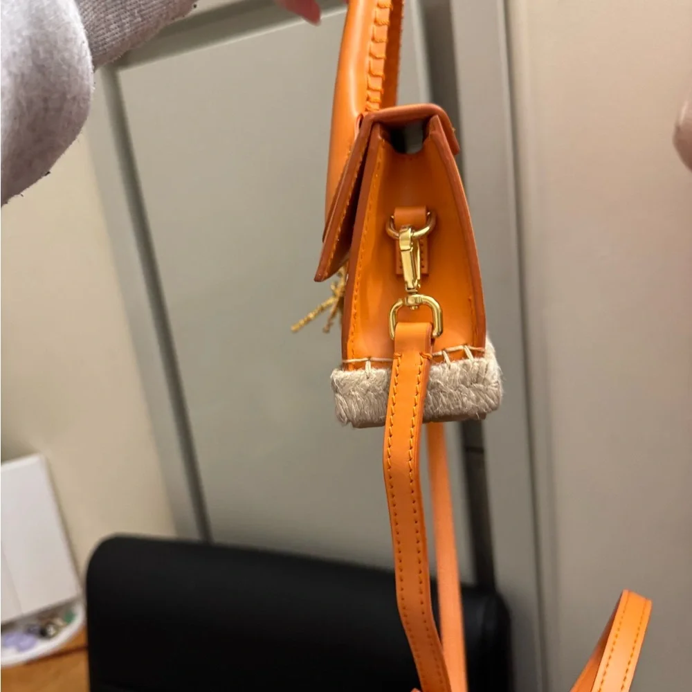 Jacquemus Orange Le Chiquito Long Cordao Bag - Picture 5 of 16
